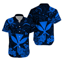Hawaii Matching Hawaiian Shirt And Dress Polynesia Blue Kanaka Maoli LT13 - Wonder Print Shop