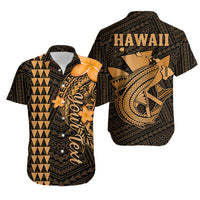 Personalised Hawaii Matching Hawaiian Shirt And Dress Kakau Kanaka Maoli Combine Polynesian Shark Ver.01 - Wonder Print Shop
