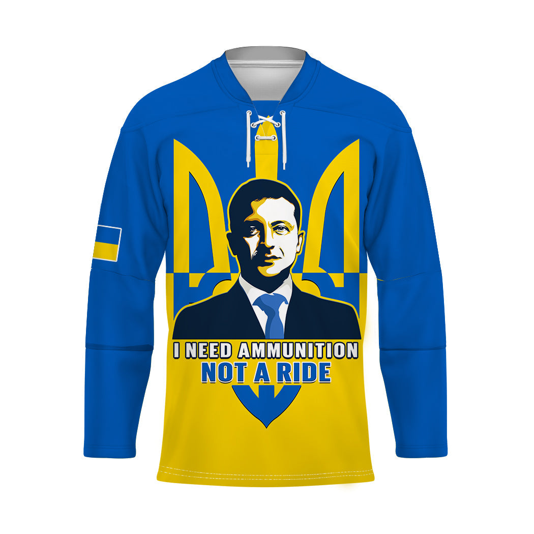 ukraine-hockey-jersey-ukrainian-president-i-need-ammunition-not-a-ride-blue