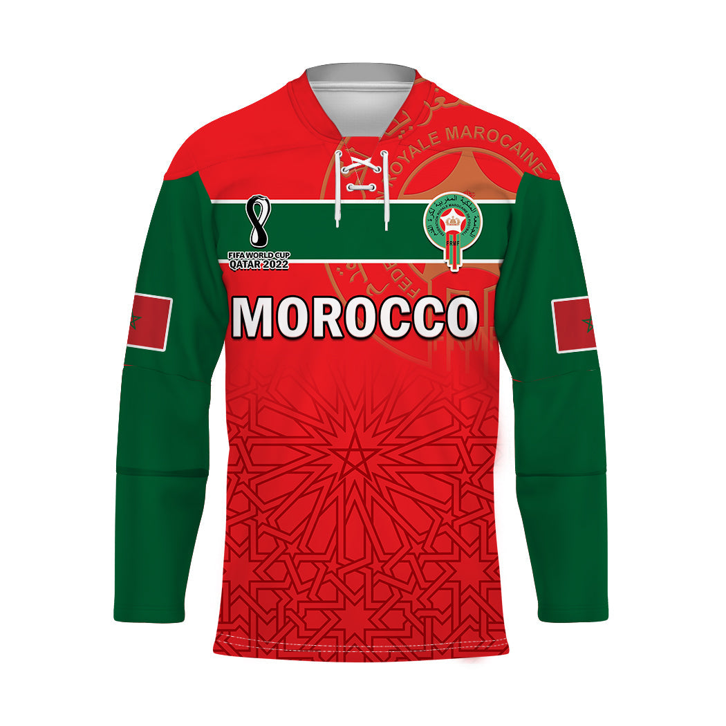 custom-text-and-number-morocco-football-hockey-jersey-atlas-lions-red-world-cup-2022