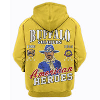 African Hoodie Buffalo Soldiers Simple Pullover Hoodie - Wonder Print Shop