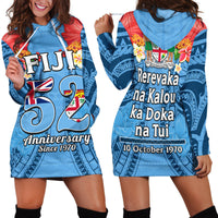 Fiji 1970 Hoodie Dress Happy 52 Years Independence Anniversary - Wonder Print Shop