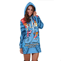 Fiji 1970 Hoodie Dress Happy 52 Years Independence Anniversary - Wonder Print Shop