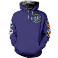 African Hoodie Tuskegee Airmen Pullover Hoodie - Wonder Print Shop