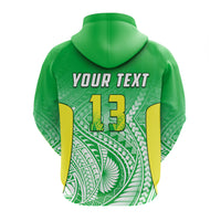 Custom Cook Islands Zip Hoodie Pattern Be Unique LT13 - Wonder Print Shop