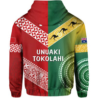(UNUAKI TOKOLAHI) Australia and Tonga Zip Hoodie Version Special LT13 - Wonder Print Shop