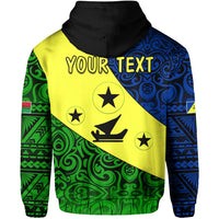 Custom Malampa Province Zip Hoodie Vanuatu Pattern LT13 - Wonder Print Shop
