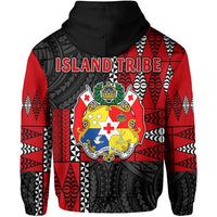 (Islands Tribe) Tonga Hoodie Tongan Pattern Mix Polynesian LT13 - Wonder Print Shop