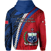 Samoa Polynesian Zip Hoodie Quotes LT13 - Wonder Print Shop