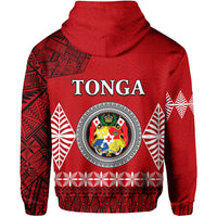 Vava u Tonga Zip Hoodie Tongan Ngatu LT13 - Wonder Print Shop