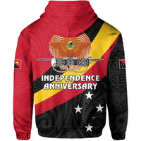 Papua New Guinea Zip Hoodie Happy Independence Day LT13 - Wonder Print Shop