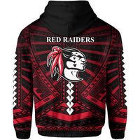 Polynesian Red Raiders Hoodie Kahuku Hawaii School LT13 - Wonder Print Shop