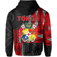 Tonga Zip Hoodie Tongan Pattern Mix Polynesian LT13 - Wonder Print Shop
