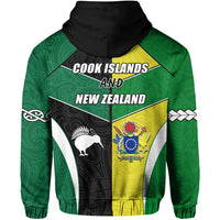 Cook Islands New Zealand Hoodie Polynesian mix Maori LT13 - Wonder Print Shop