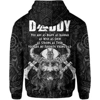 Custom Viking Dad Hoodie Odin Runes Fathers Day LT13 - Wonder Print Shop