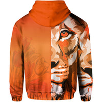 Custom Netherlands Zip Hoodie Style Lusty Dutch Lion LT13 - Wonder Print Shop