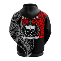 Siva Samoa Hoodie Samoan Dance Mix Red Polynesian LT13 - Wonder Print Shop