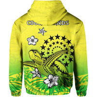 Cook Islands Zip Hoodie Loved Polynesian Turtle LT13 - Wonder Print Shop