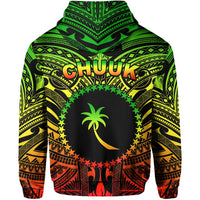 Chuuk Flag Hoodie Micronesia Style Reggae LT13 - Wonder Print Shop