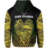 Cook Islands Hoodie Polynesian Pattern Always In My Heart LT13 - Wonder Print Shop