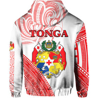 Tonga Zip Hoodie Tongan Pattern Blithesome LT13 - Wonder Print Shop