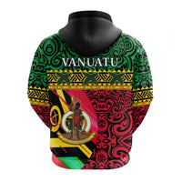 Custom Vanuatu Dreamy Hoodie Flag and Pattern LT13 - Wonder Print Shop
