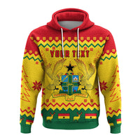 Ghana Christmas Personalized Hoodie African Pattern LT13 - Wonder Print Shop