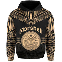 Custom Marshall Islands Hoodie Best Tattoo Version Golden LT13 - Wonder Print Shop