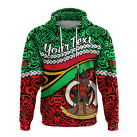 Custom Proud Vanuatu Hoodie Pattern Mix Flag LT13 - Wonder Print Shop