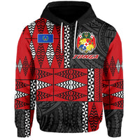 (Islands Tribe) Tonga Hoodie Tongan Pattern Mix Polynesian LT13 - Wonder Print Shop
