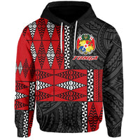 Tonga Hoodie Tongan Pattern Mix Polynesian LT13 - Wonder Print Shop