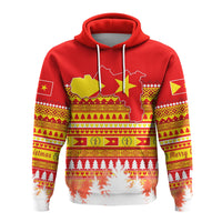 Tigray Custom Hoodie Merry Christmas Mix African Pattern LT13 - Wonder Print Shop