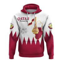Qatar Hoodie Happy National Day Style Flag LT13 - Wonder Print Shop