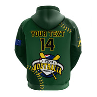 Custom Australia Baseball 2023 Hoodie Go Aussie - Wonder Print Shop