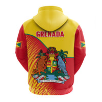 Grenada Hoodie Coat Of Arms Happy 49th Independence Day - Wonder Print Shop