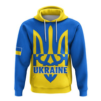Ukraine Hoodie Stand With Ukrainian Simple Style - Wonder Print Shop