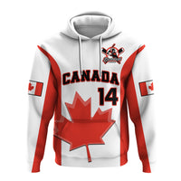 Custom Canada Baseball 2023 Hoodie Canadian Maple Leaf Sporty - Wonder Print Shop