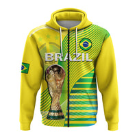 Brazil Football Hoodie Canarinha Champions WC 2022 - Wonder Print Shop