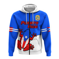 Custom Puerto Rico Hoodie Coqui Frog Simple Style - Wonder Print Shop