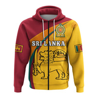 Sri Lanka Hoodie Sri Lankan Pattern Happy 75 Years Of Independence - Wonder Print Shop