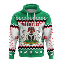 Nigeria Christmas Personalized Zip Hoodie African Pattern LT13 - Wonder Print Shop
