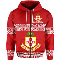 Custom Kolisi Tonga Zip Hoodie Class Year and Your Text LT13 - Wonder Print Shop