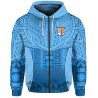 Fiji Faithful Zip Hoodie Version Blue LT13 - Wonder Print Shop
