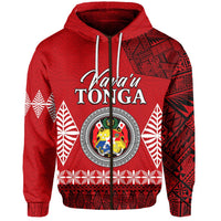 Custom Vava u Tonga Zip Hoodie Tongan Ngatu LT13 - Wonder Print Shop