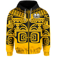 Custom Marquesas Islands Zip Hoodie Marquesas Tattoo Version 02 LT13 - Wonder Print Shop