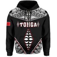 Tonga Zip Hoodie Tongan Kupesi Pattern LT13 - Wonder Print Shop
