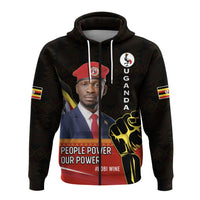 Custom Uganda Zip Hoodie Bobi Wine People Power Our Power LT13 - Wonder Print Shop
