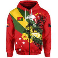 Eastern Highlands Province Zip Hoodie Peaceful PNG LT13 - Wonder Print Shop