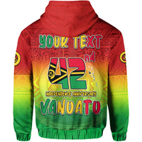 Custom Vanuatu Independence Day Hoodie 42nd Anniversary Yumi Yumi Yumi LT13 - Wonder Print Shop