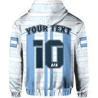 Custom Argentina Football 2022 Hoodie Vamos La Albiceleste - Wonder Print Shop